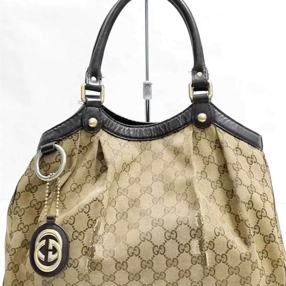Gucci Brown Shoulder Bag with Iconic Design
